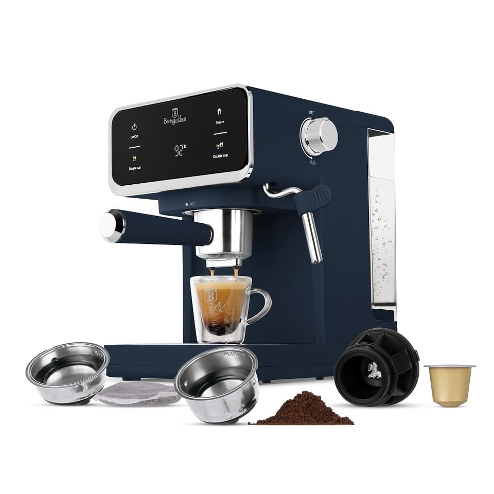 Espresso Coffee Maker, 3 in 1 Berlinger Haus BH9853