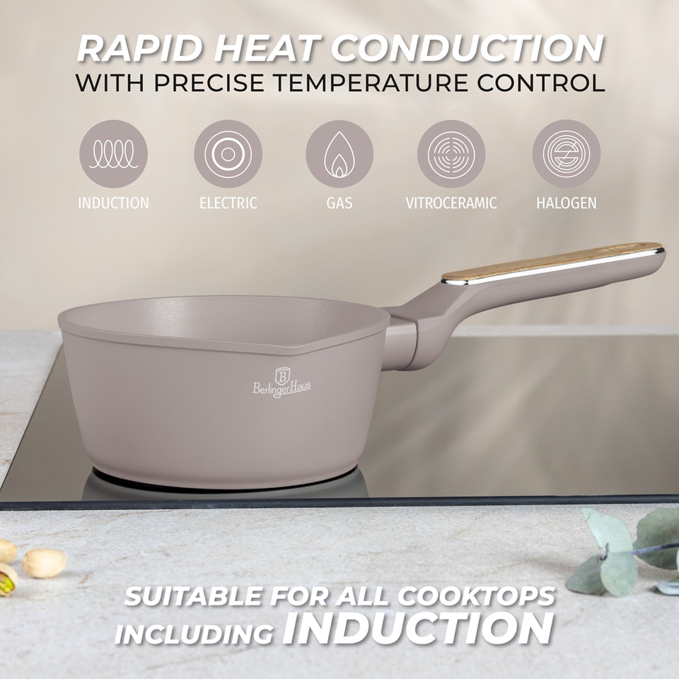 Sauce Pan, 16 cm Berlinger Haus BH8330 | Taupe Nordic