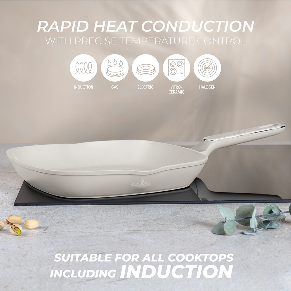 Grill Pan, 28 cm Berlinger Haus BH8392 | Sahara Marble