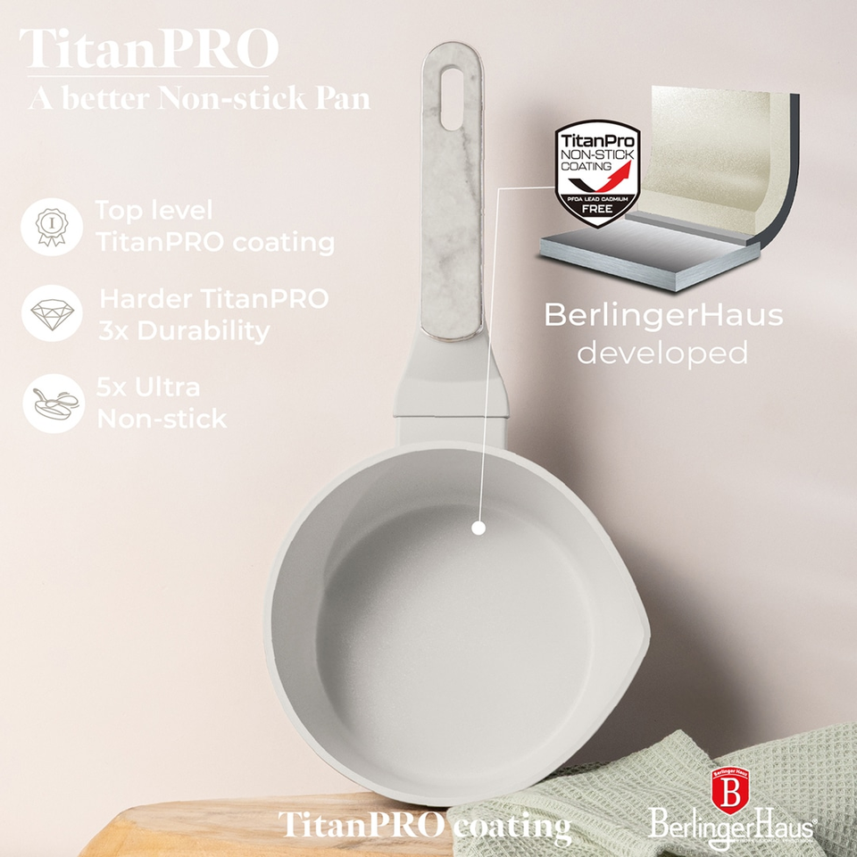 Sauce Pan, 16 cm Berlinger Haus BH8387 | Sahara Marble