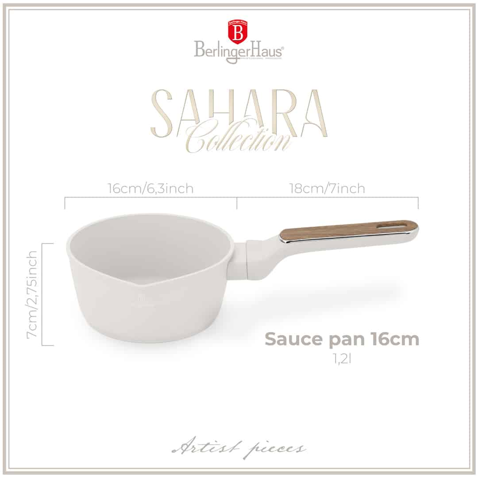 Sauce Pan, 16 cm Berlinger Haus BH8311| Sahara Nordic