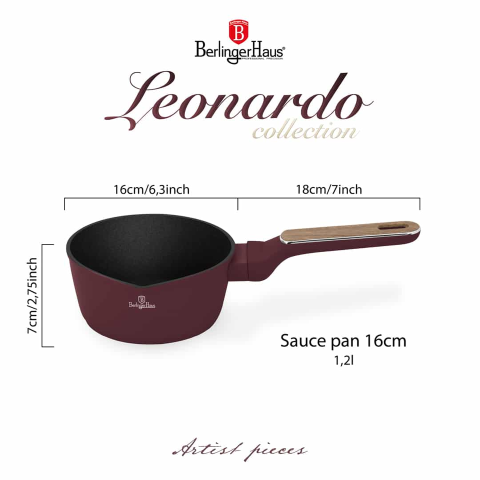 Sauce Pan, 16 cm Berlinger Haus BH8292| Leonardo Nordic