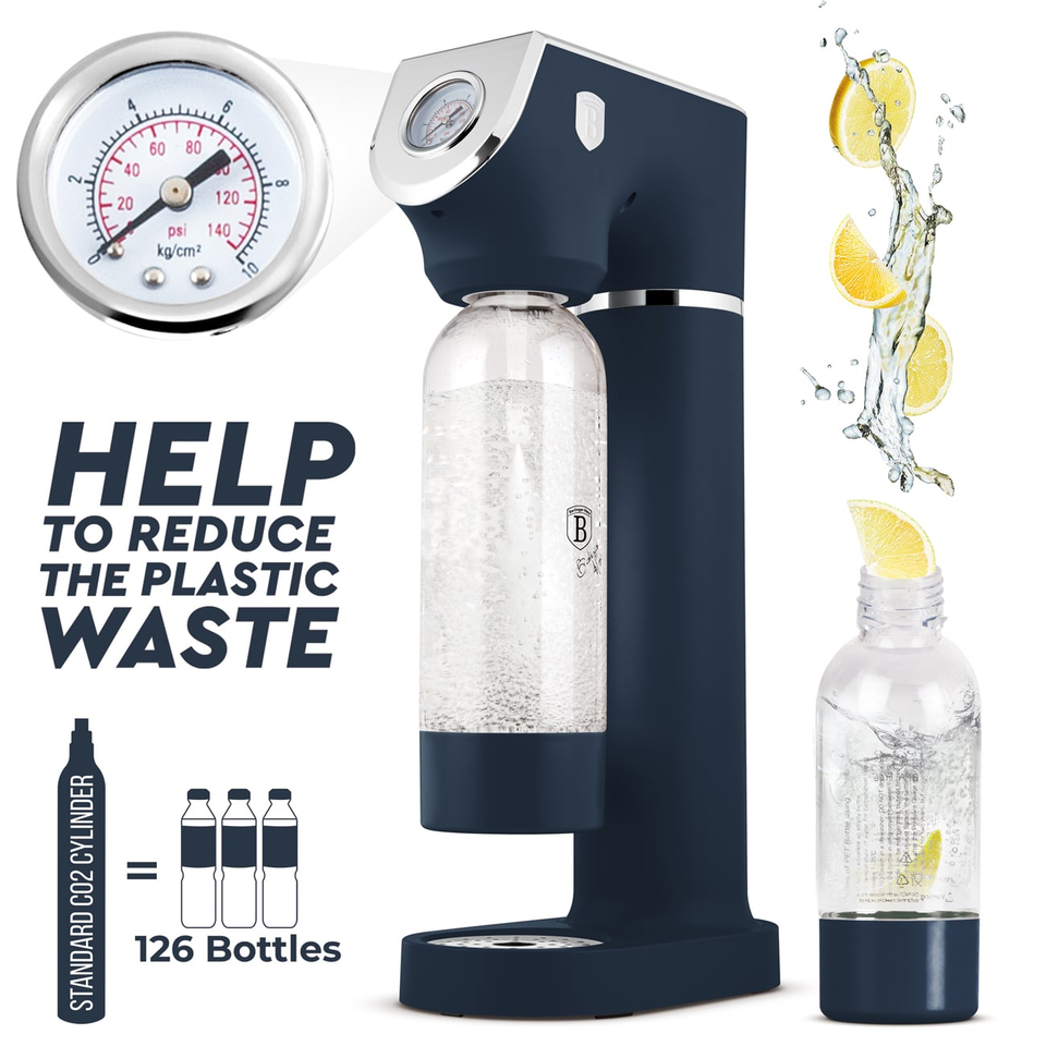 Soda Maker Matt Blue | Berlinger Haus BH9762