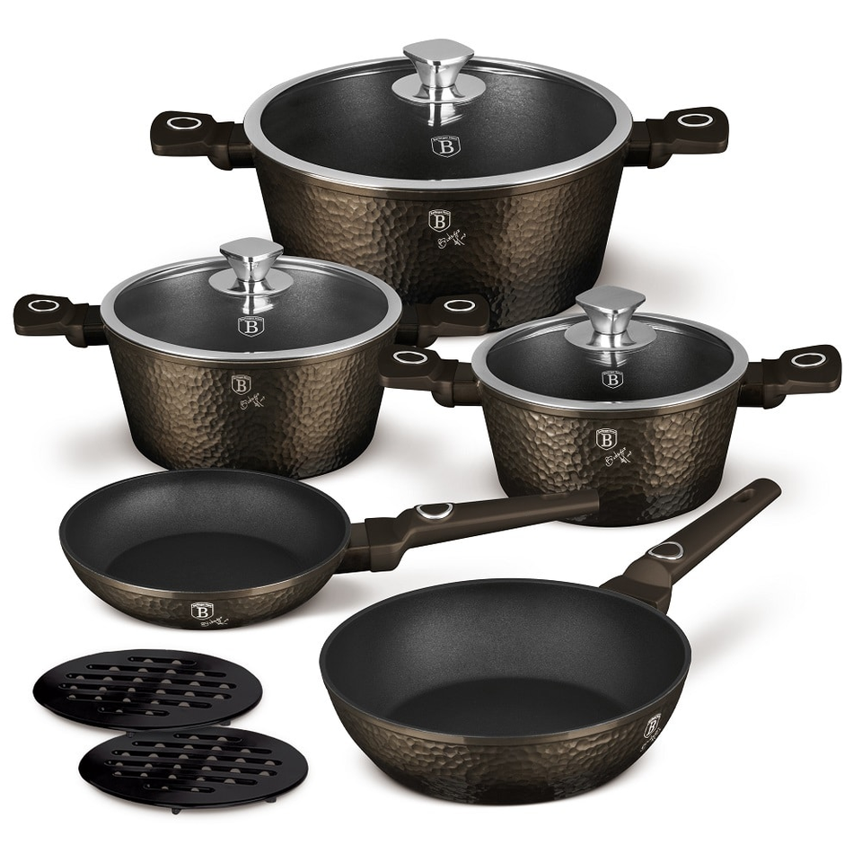 10 Pcs Cookware Set Berlinger Haus BH8243 | Primal Gloss