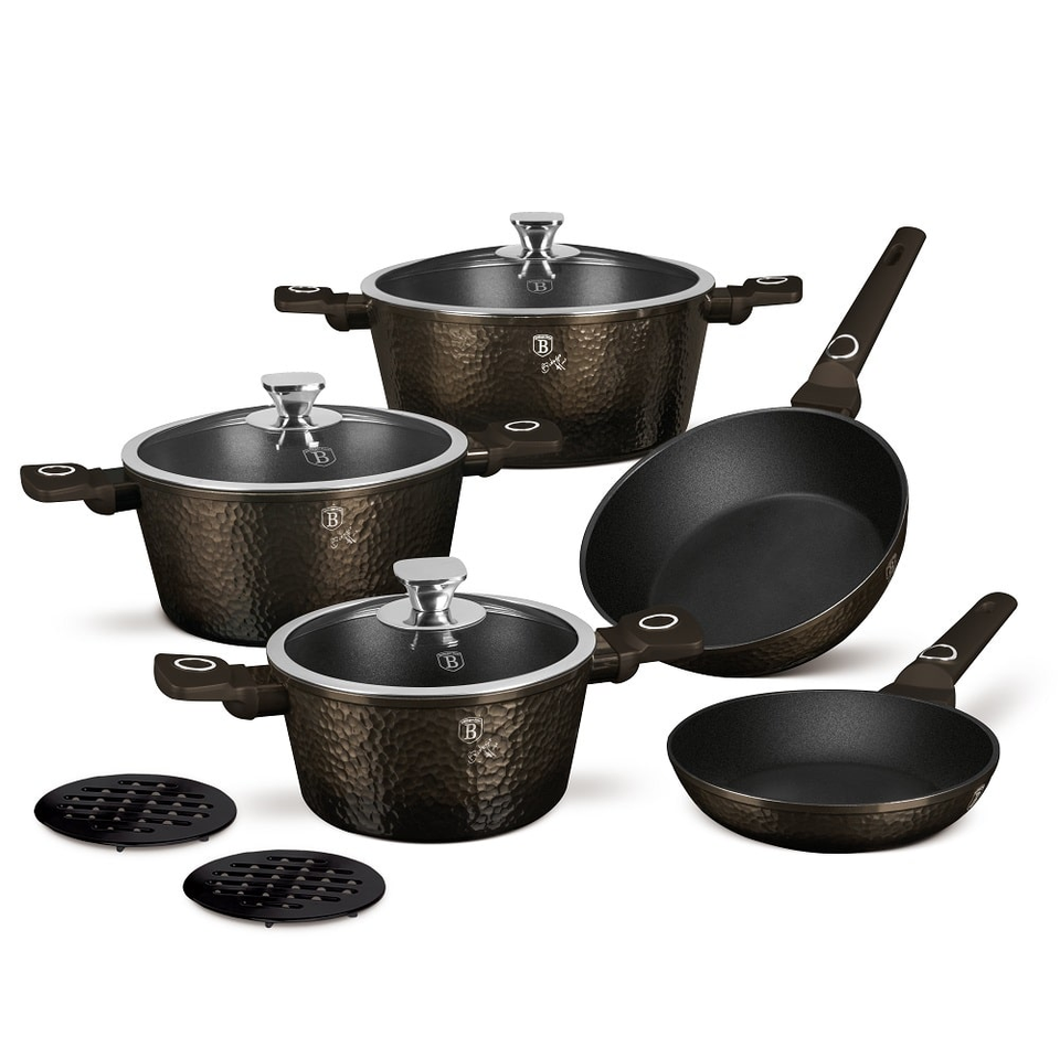 10 Pcs Cookware Set Berlinger Haus BH8243 | Primal Gloss
