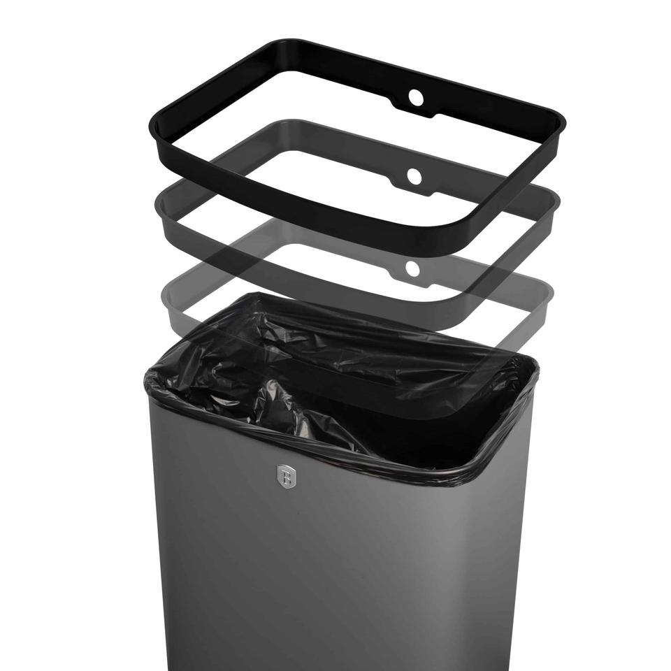 Sensor Bin, 60L, Matt Anthracite | Berlinger Haus BH9798