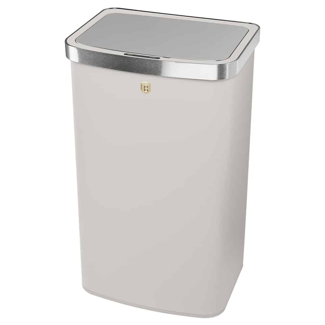 Sensor Bin, 60L, Matt Cream | Berlinger Haus BH9793