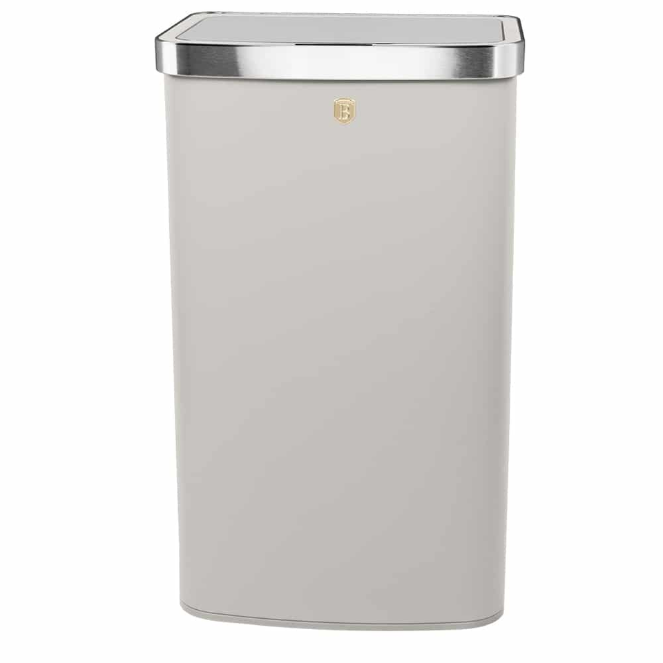 Sensor Bin, 60L, Matt Cream | Berlinger Haus BH9793