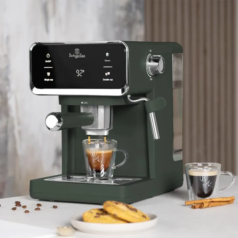 Digital Espresso Coffee Maker, 3 in 1 Berlinger Haus BH9850