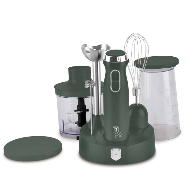6 in 1 Hand Blender Set, Matt Green Berlinger Haus LPBH264