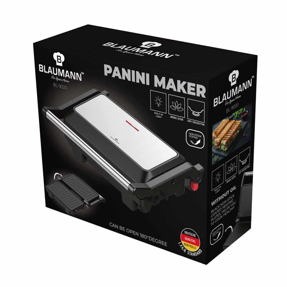Electric Grill, Black–Silver Blaumann BL9020