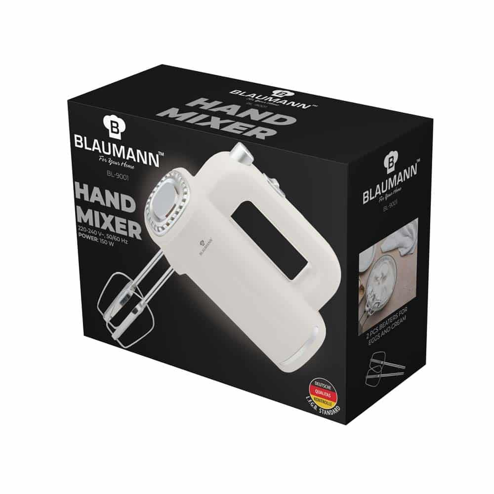 Hand Mixer, Cream Blaumann BL9001