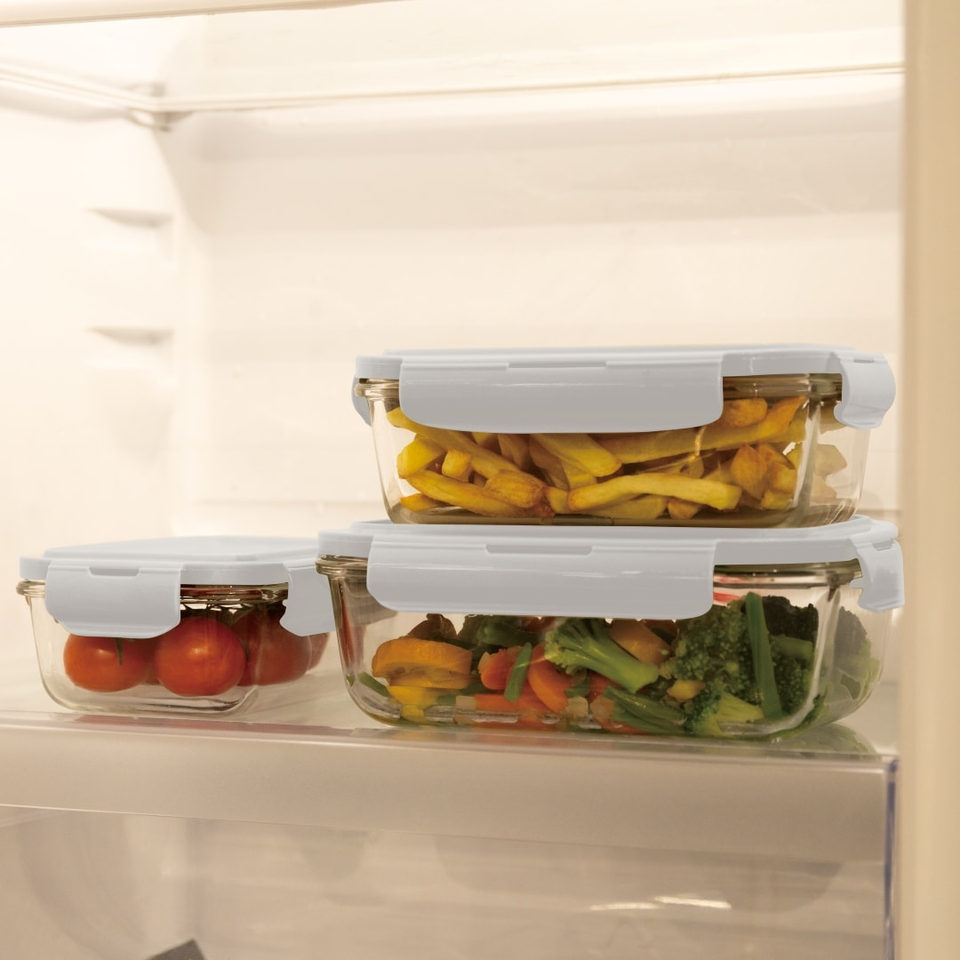 3 Pcs Container Set Berlinger Haus BH8793 | Cream