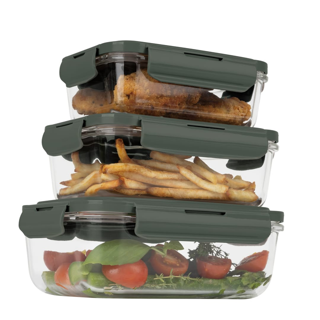 3 Pcs Container Set Berlinger Haus BH8791 | Green