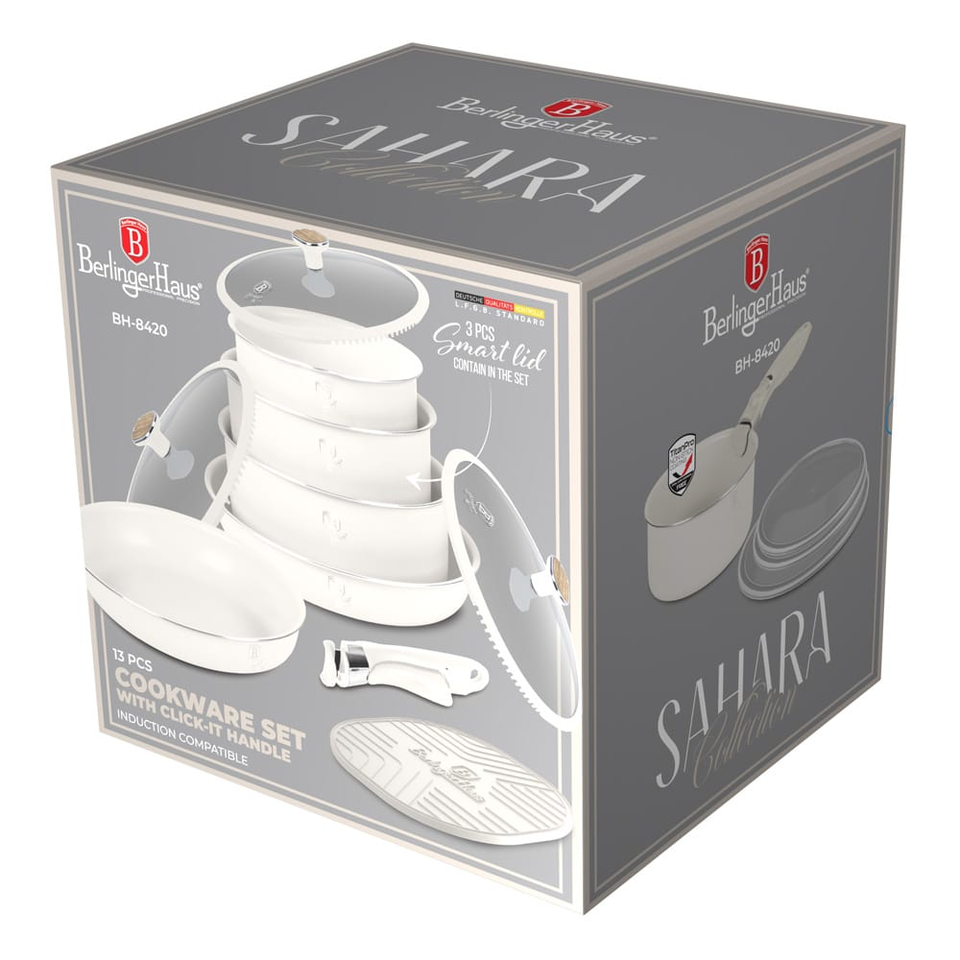 13 Pcs Cookware Set Berlinger Haus BH8420 | Sahara Nordic