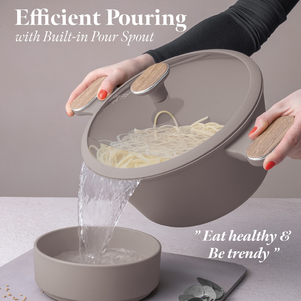 Casserole 24 cm Berlinger Haus BH8339 | Taupe Nordic