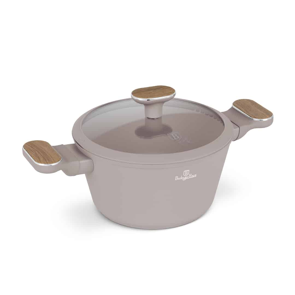 Casserole with Lid 20 cm Berlinger Haus BH8338 | Taupe Nordic