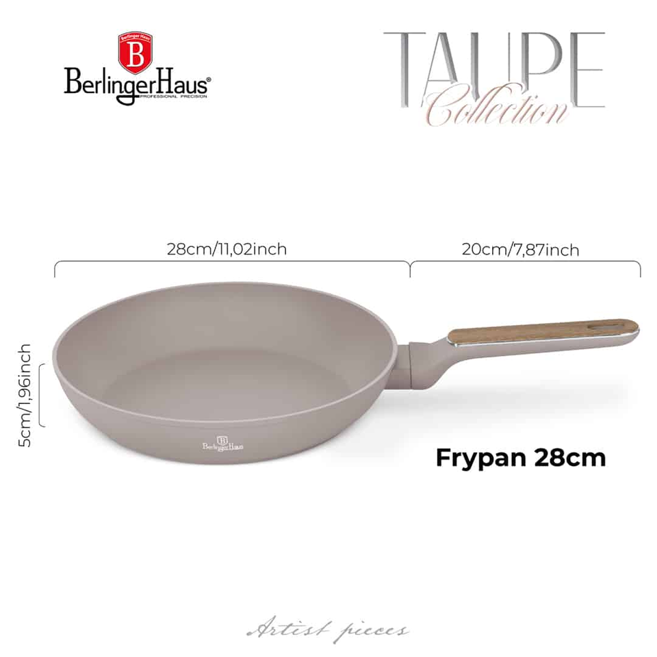 Frypan 28 cm Berlinger Haus BH8328 | Taupe Nordic