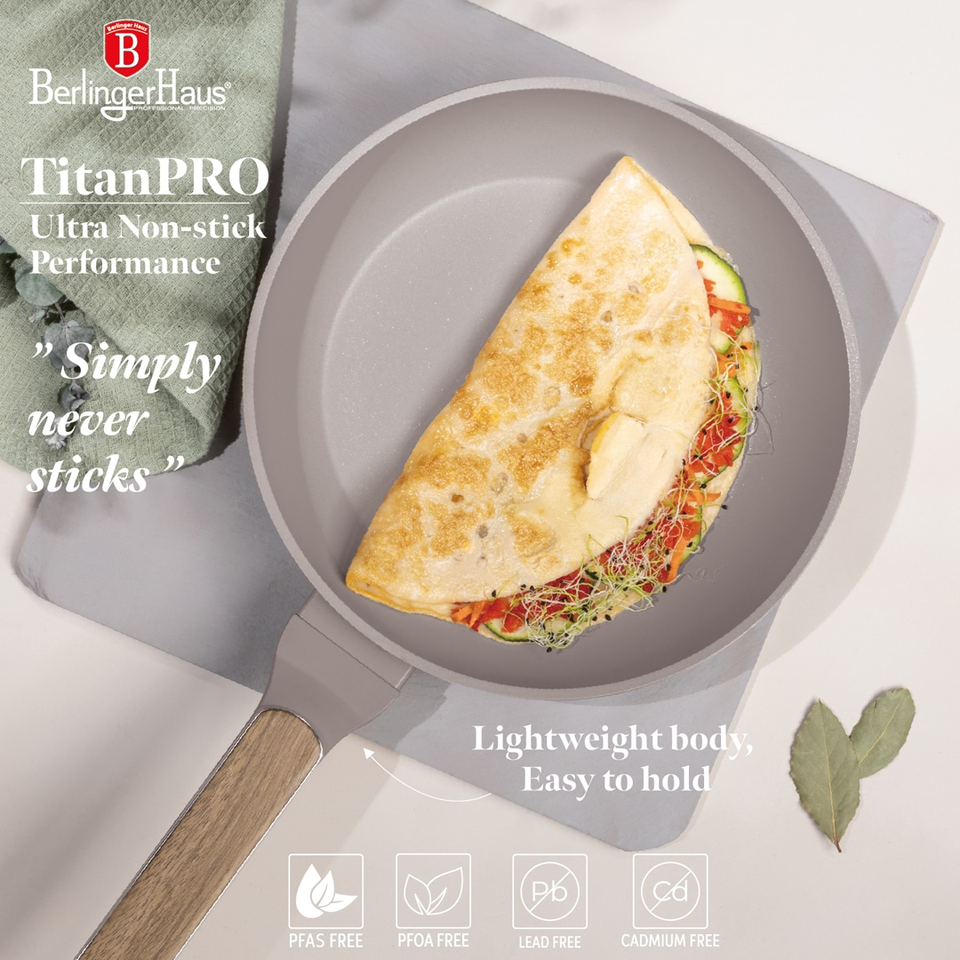 Frypan 24 cm Berlinger Haus BH8327 | Taupe Nordic
