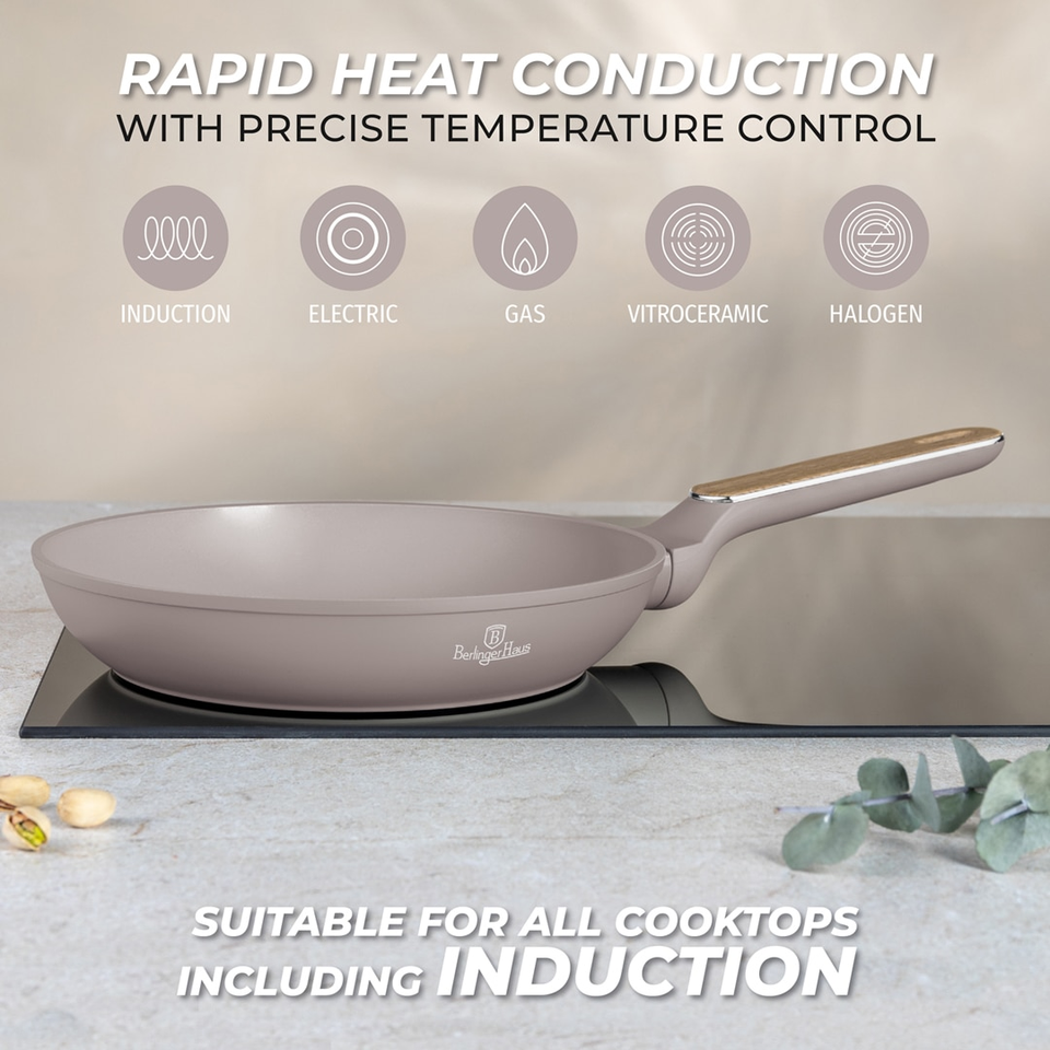 Frypan 24 cm Berlinger Haus BH8327 | Taupe Nordic