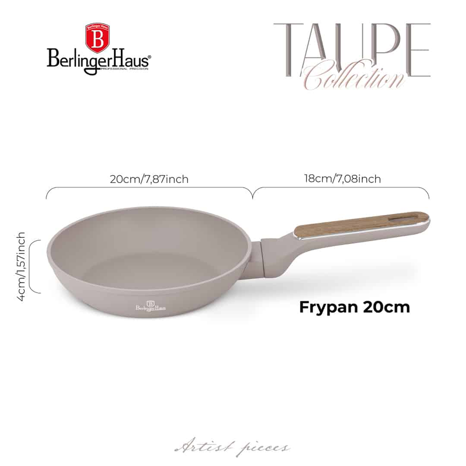 Frypan 20 cm Berlinger Haus BH8326 | Taupe Nordic