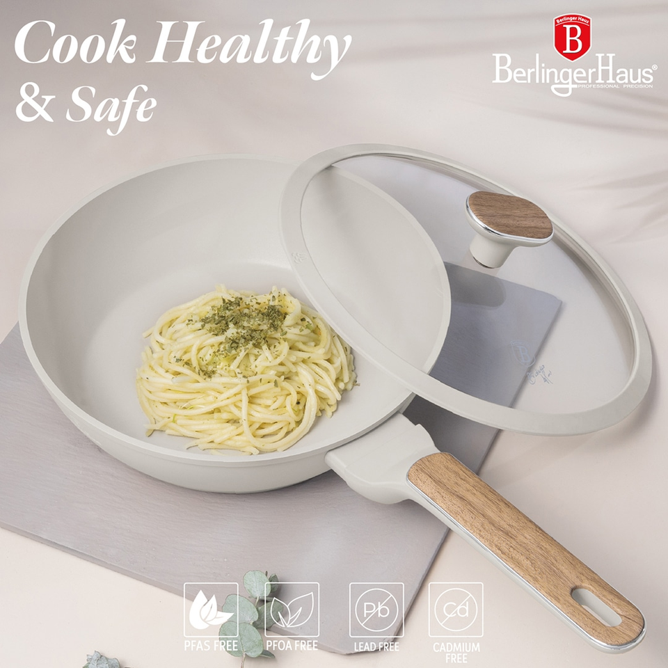 Deep Frypan with Lid 24 cm Berlinger Haus BH8314 | Sahara Nordic