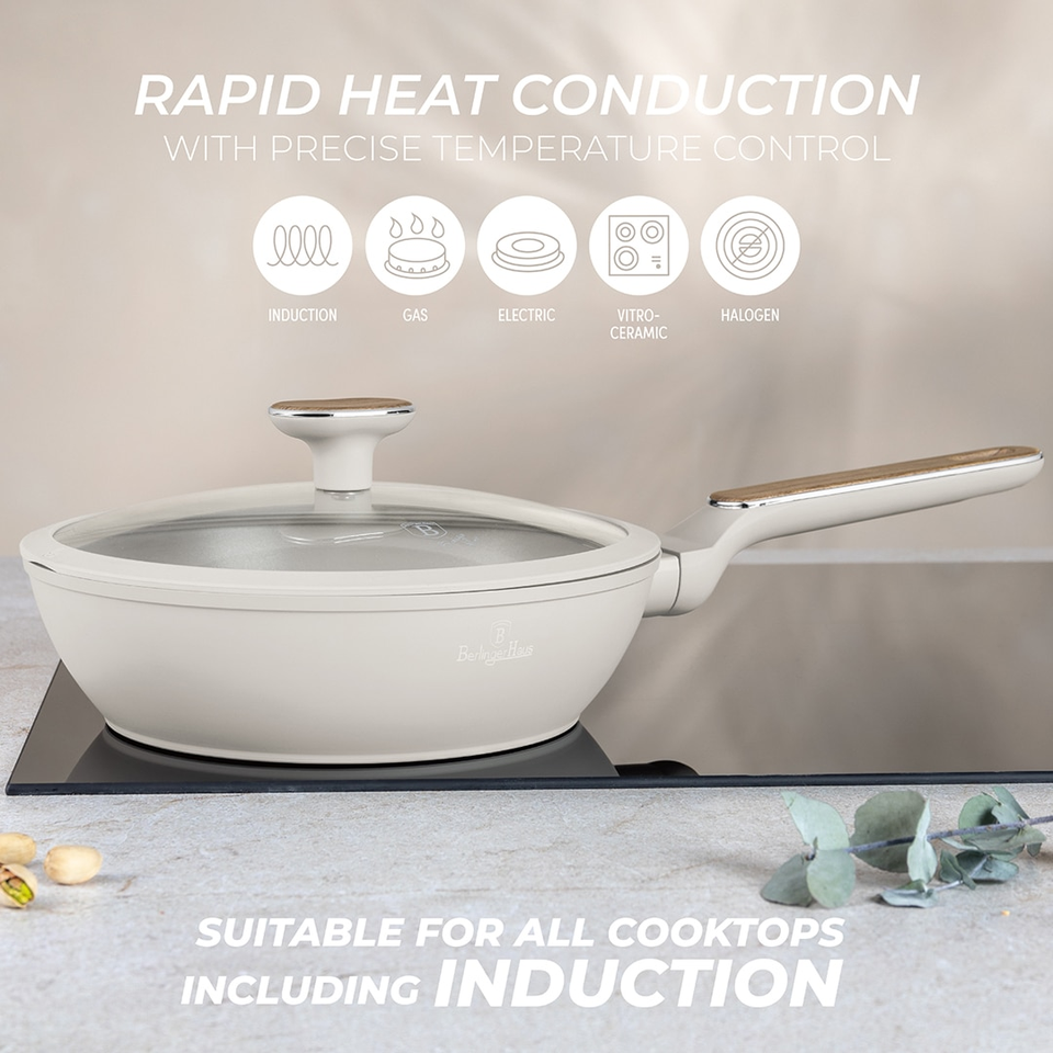Deep Frypan with Lid 24 cm Berlinger Haus BH8314 | Sahara Nordic
