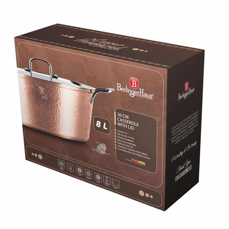 Casserole with Lid 30 cm Berlinger Haus BH8020