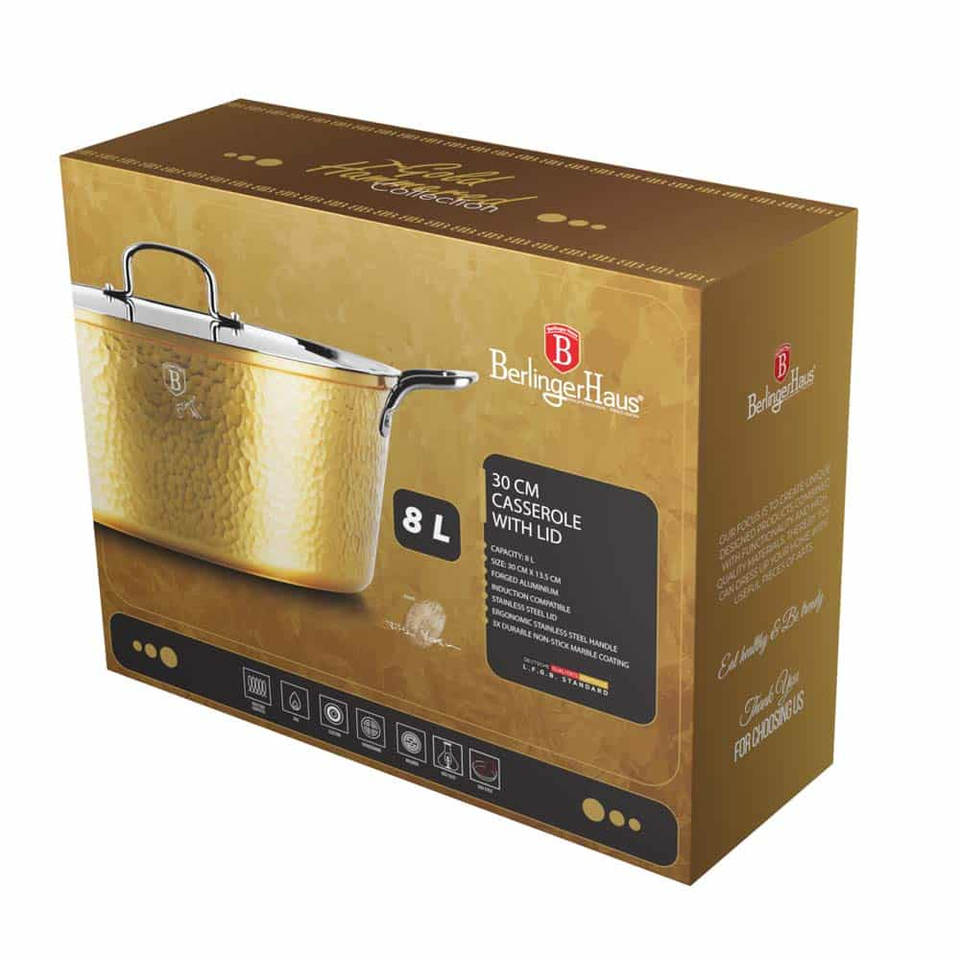 Casserole with Lid 30 cm Berlinger Haus BH8012