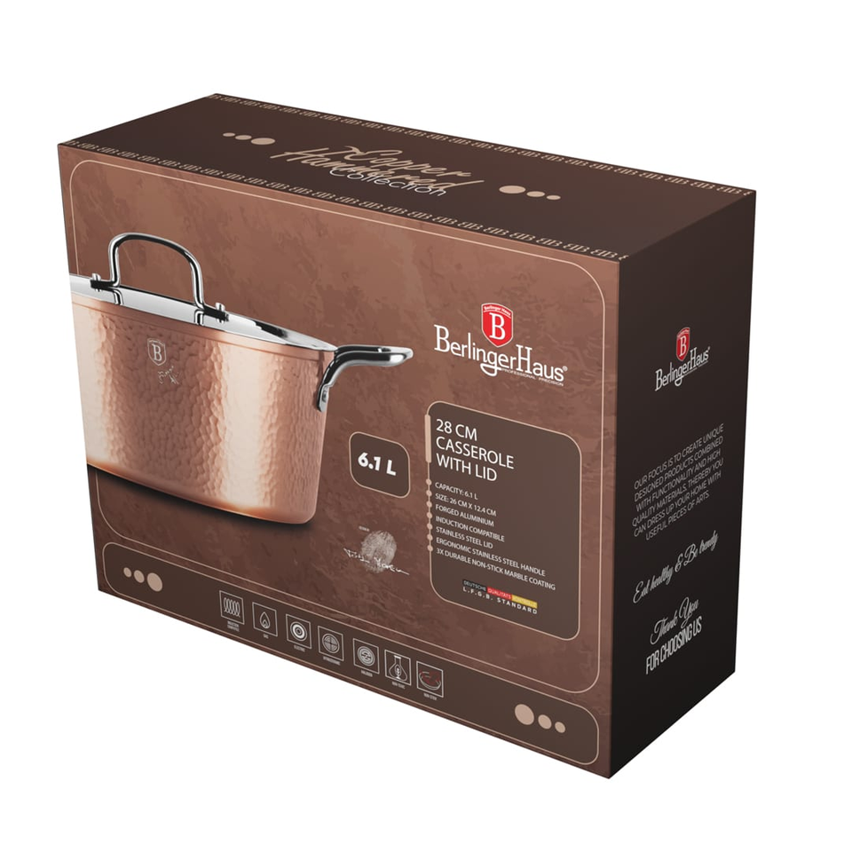 Casserole with Lid 28 cm Berlinger Haus BH8005