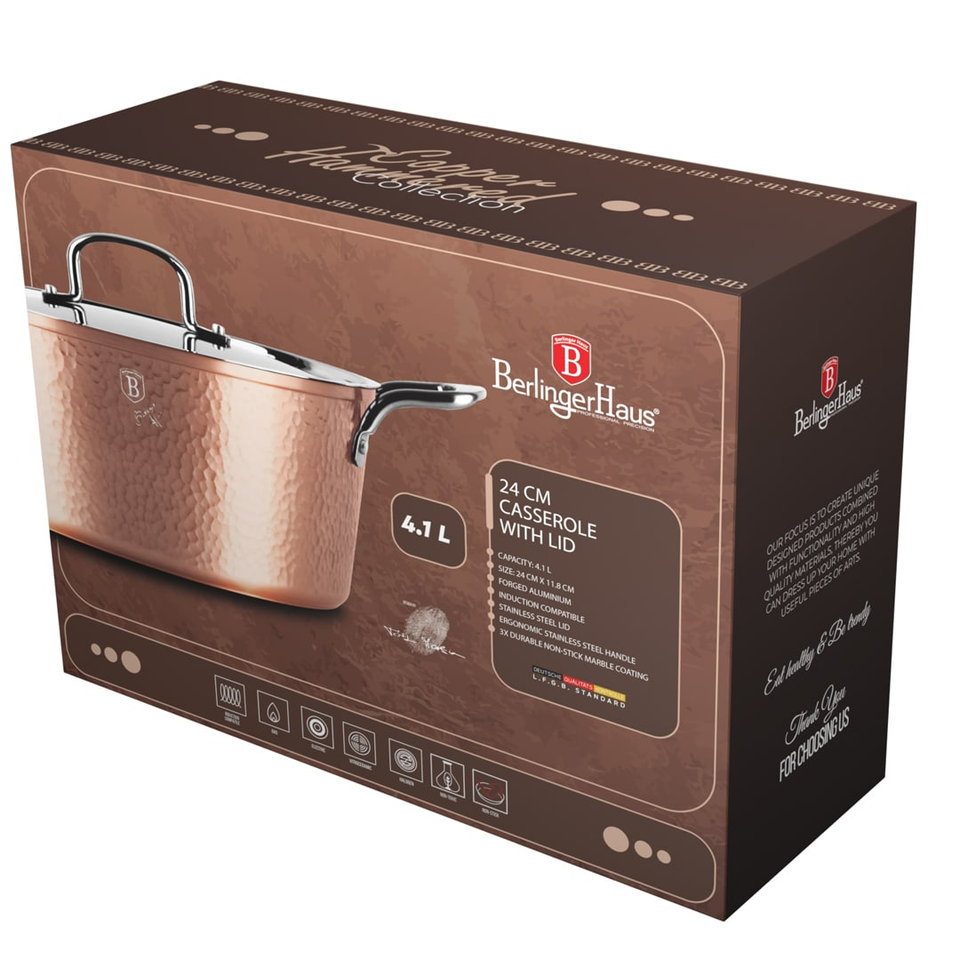 Casserole with Lid 24 cm Berlinger Haus BH8004