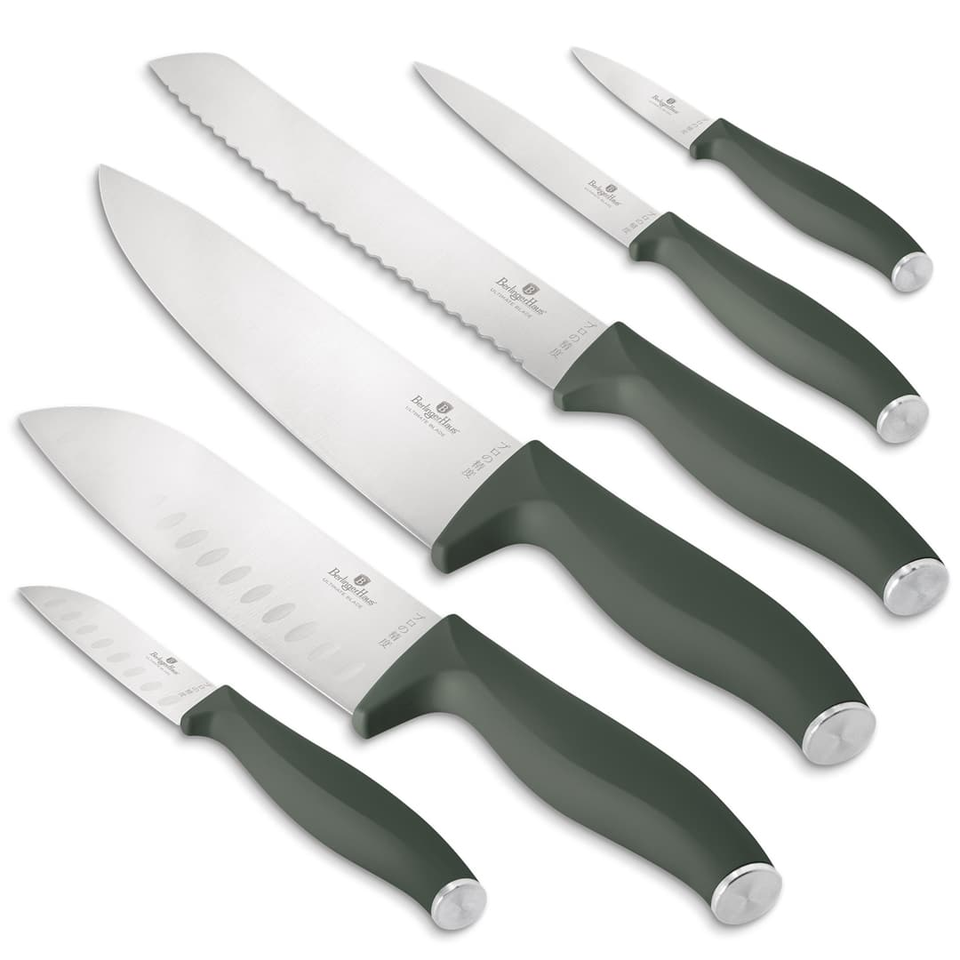 Knife Set 6 pcs – Berlinger Haus BH3138 | Matt Green
