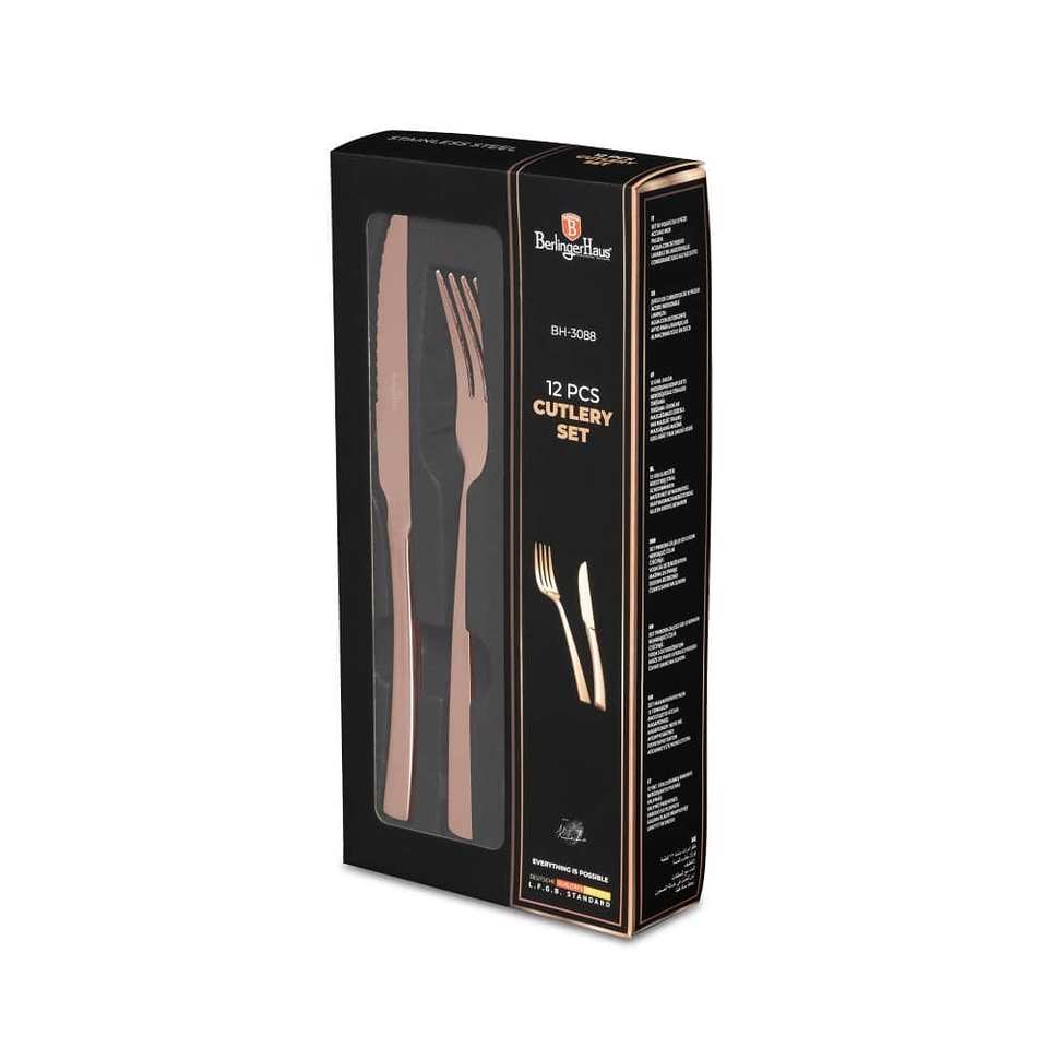 Cutlery Set 12 pcs with Steak Knives Berlinger Haus BH3088