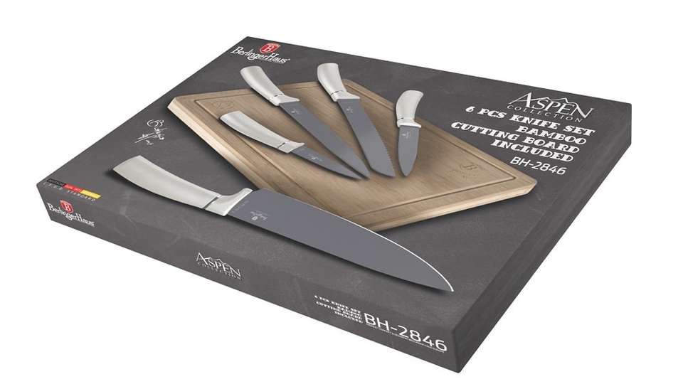 Knife Set Berlinger Haus BH2846 | Matt Grey