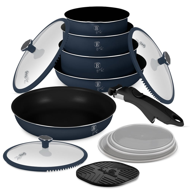 Cookware Set 13 pcs – Berlinger Haus BH8417 | Deep Sea Collection