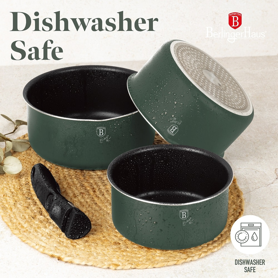 13-Piece Cookware Set Berlinger Haus BH8423 | Matte Green