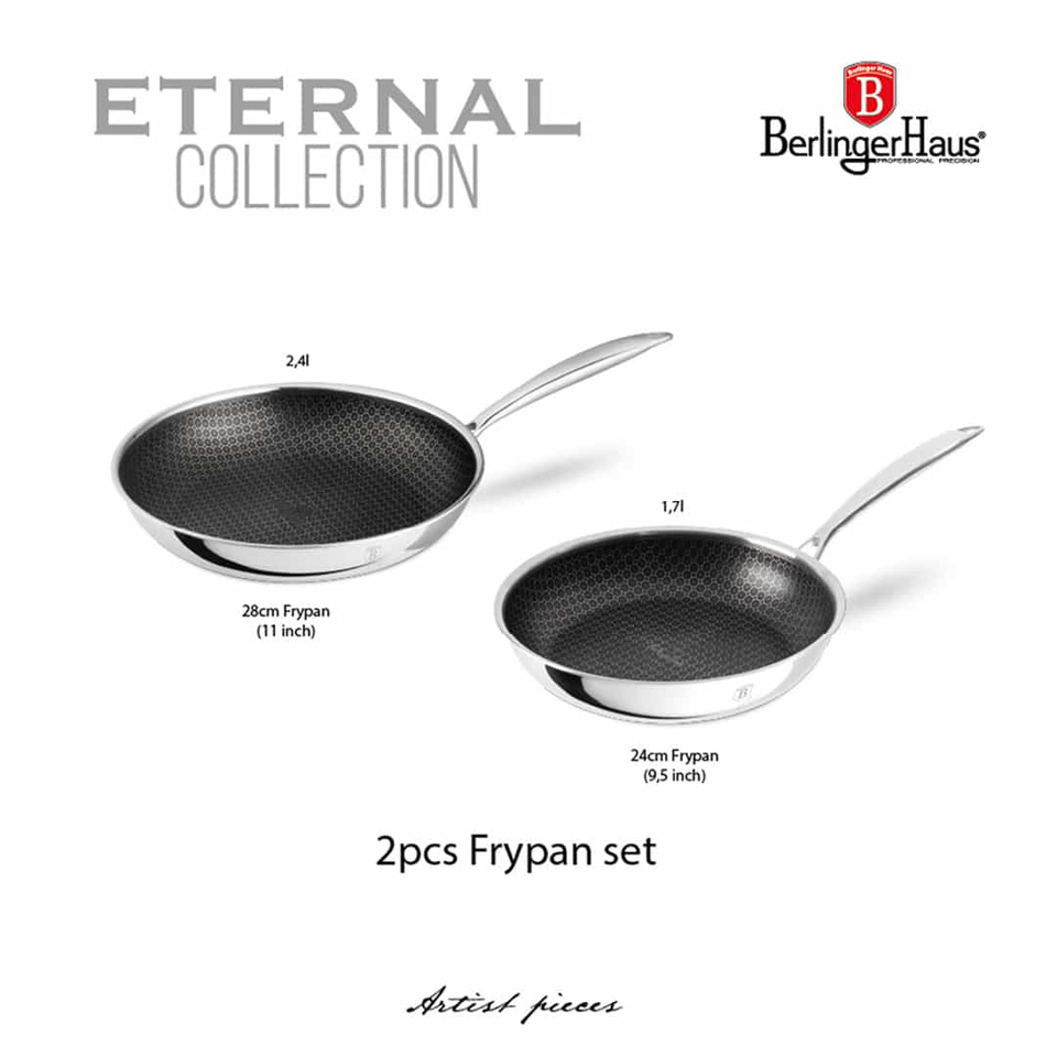 2-Piece Frypan Set Eternal Collection Berlinger Haus BH8958