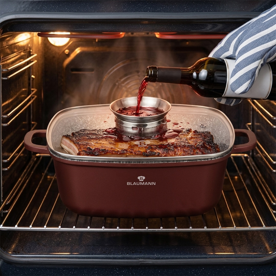 Square Pot 28 cm 6.5L Blaumann BL4094
