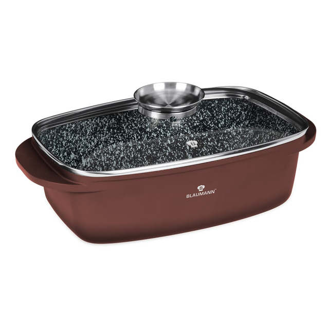 Blaumann BL4097 Cera Stone 6L Roaster with Glass Lid