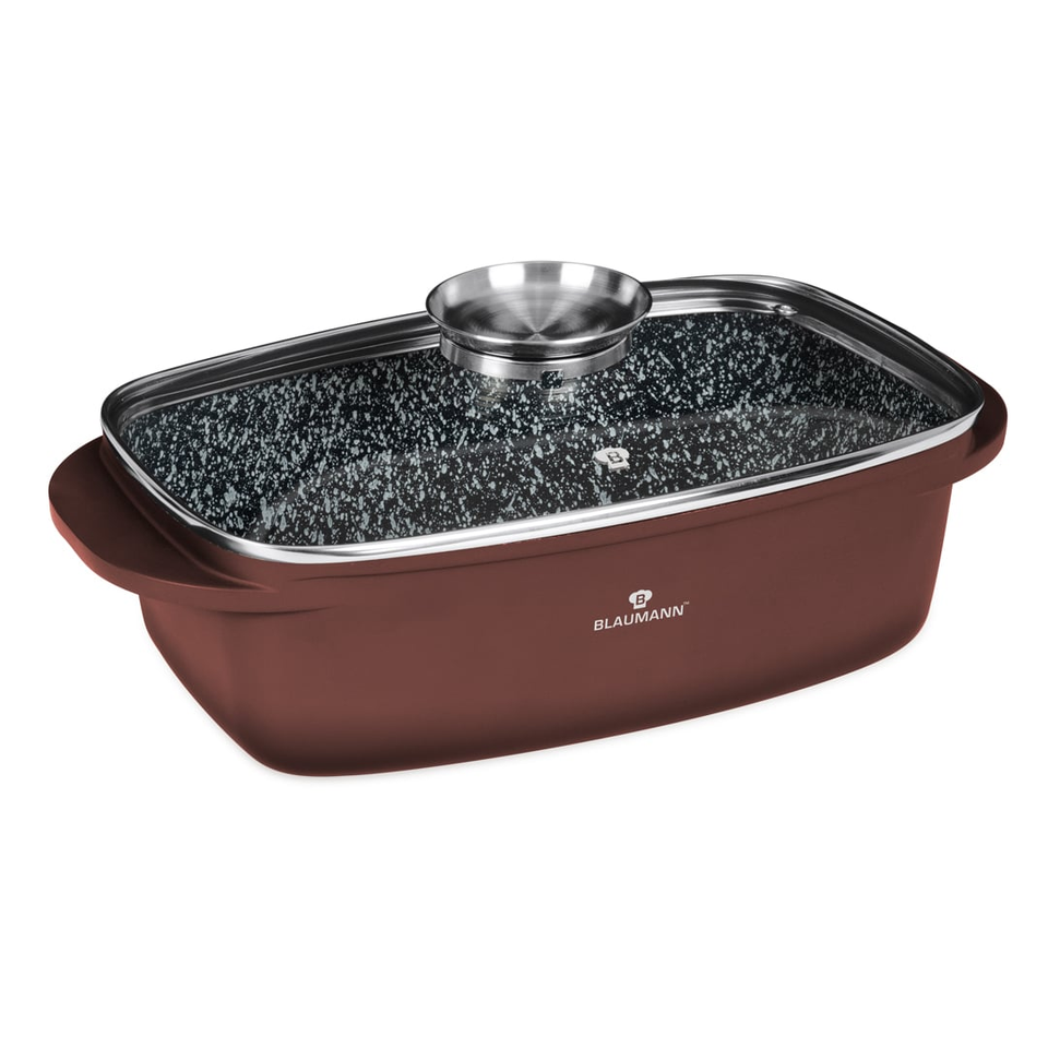 Blaumann BL4097 Cera Stone 6L Roaster with Glass Lid