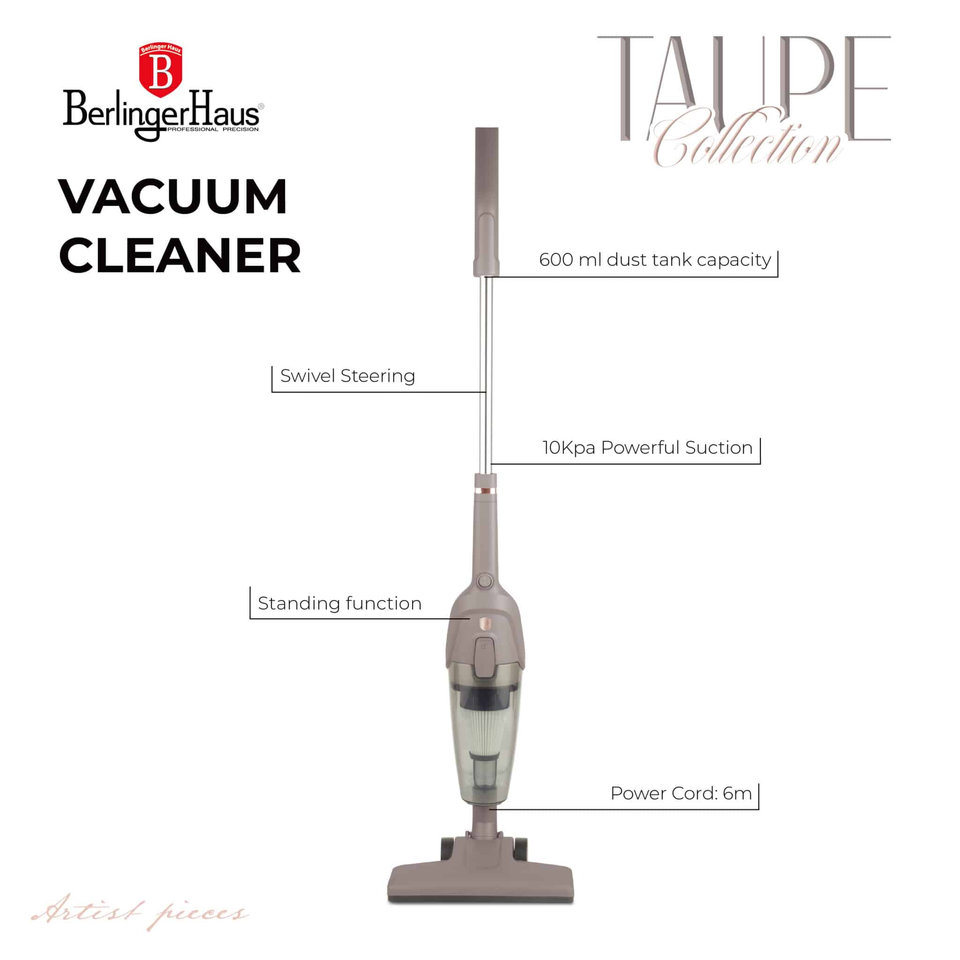 3-in-1 Corded Vacuum Cleaner 600W Berlinger Haus BH9910