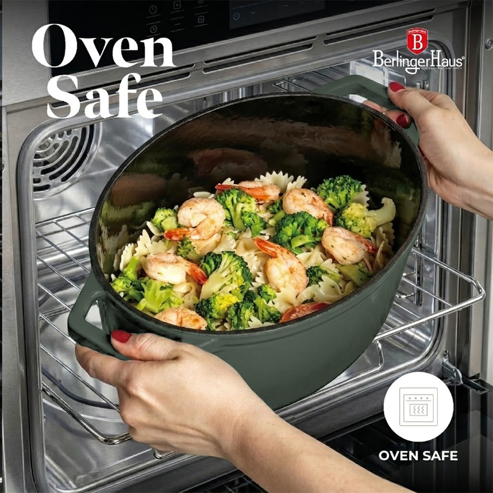 Oval Cast Iron Roaster 32cm BH8968 | Berlinger Haus