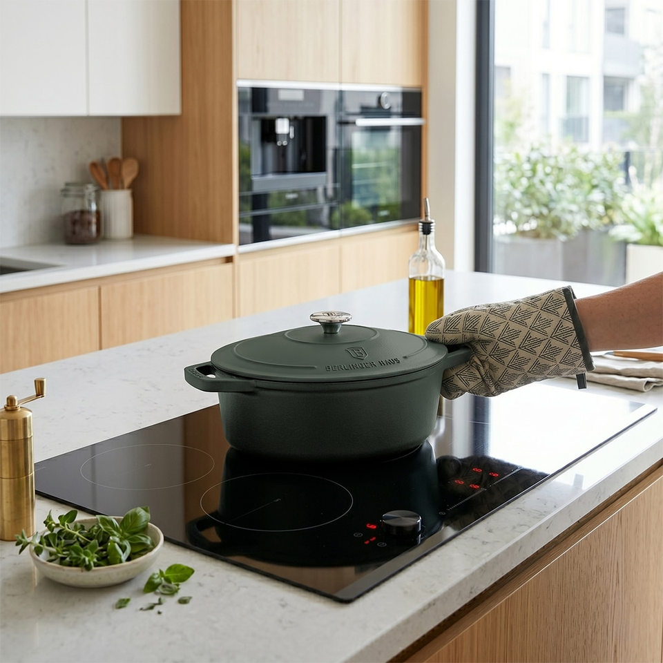 Oval Cast Iron Roaster 32cm BH8968 | Berlinger Haus