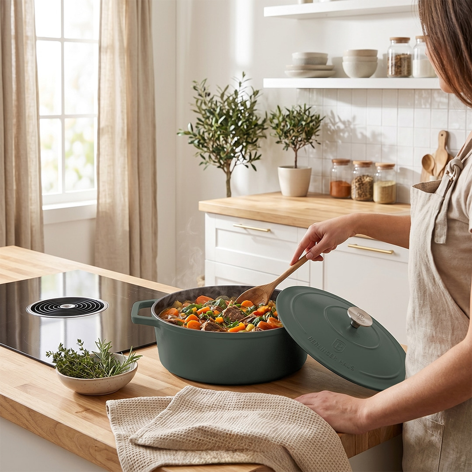 Oval Cast Iron Roaster 32cm BH8968 | Berlinger Haus