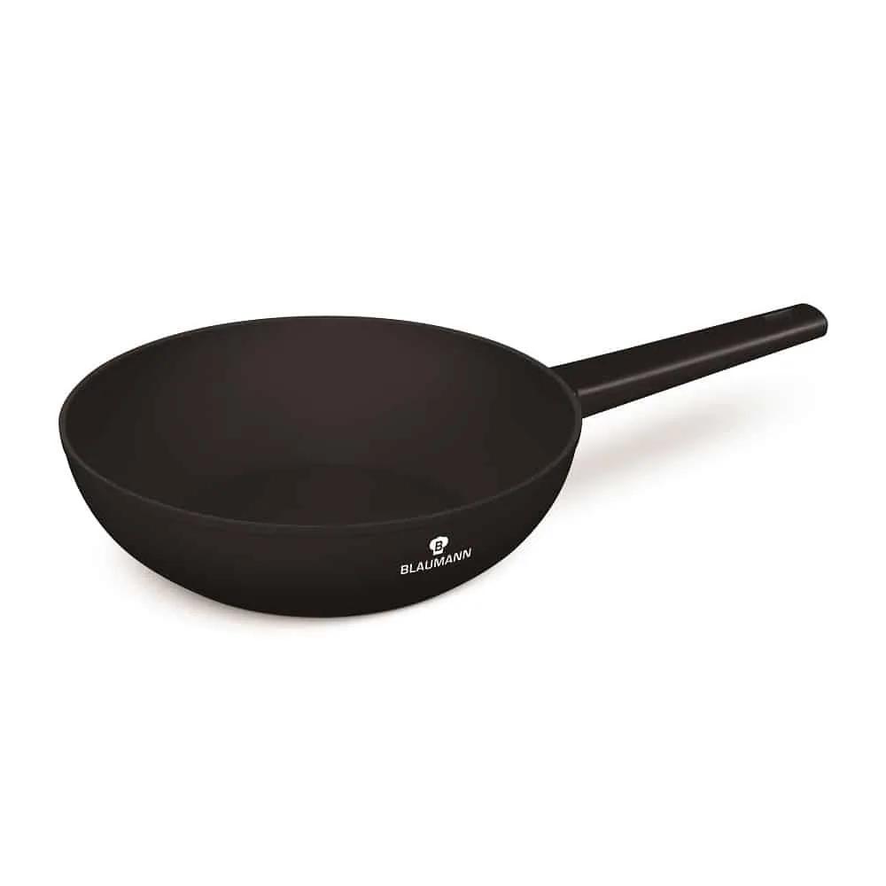 Blaumann wok 28 centimeter black silver