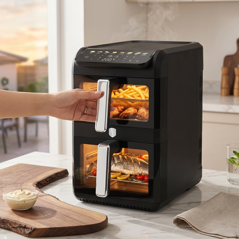 Dual Basket Air Fryer 10L BH9926 | Berlinger Haus