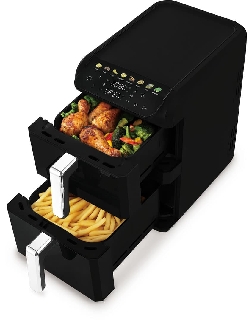 Dual Basket Air Fryer 10L BH9926 | Berlinger Haus