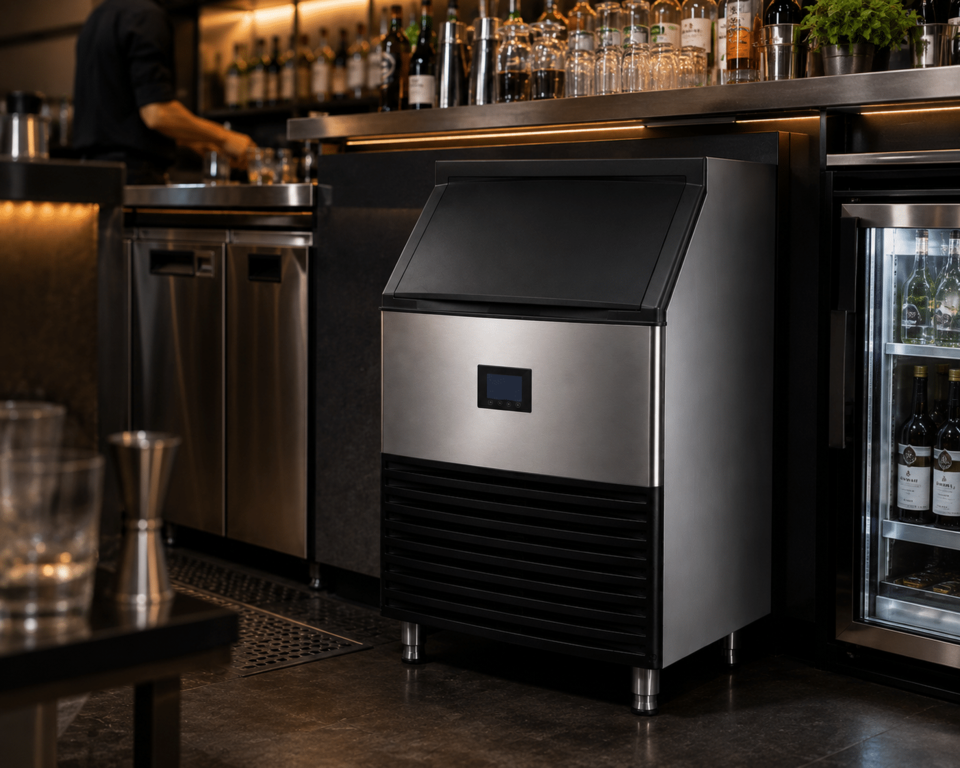 50kg Commercial Ice Maker Machine – KIM3050C Cylinder Ice