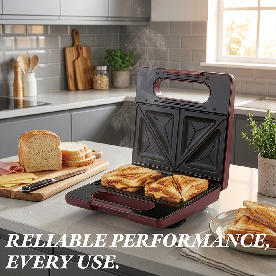 Sandwich Maker | Non-Stick Plates Berlinger Haus BH9868