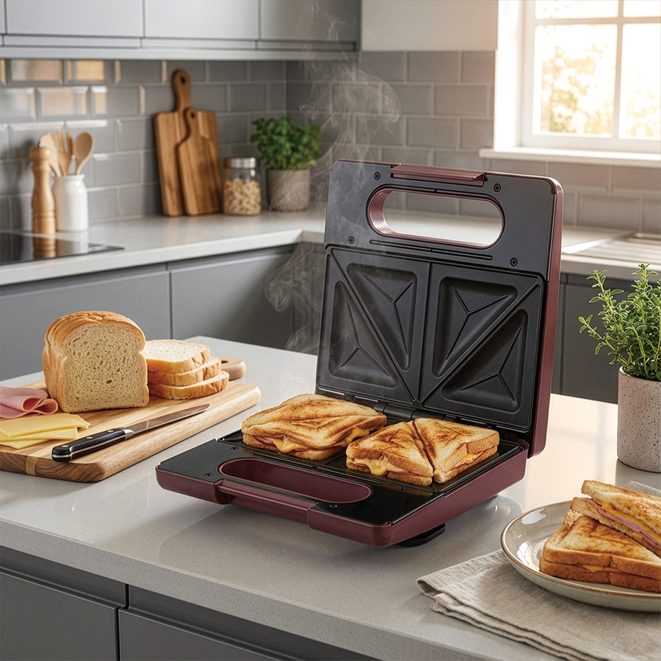 Sandwich Maker | Non-Stick Plates Berlinger Haus BH9868